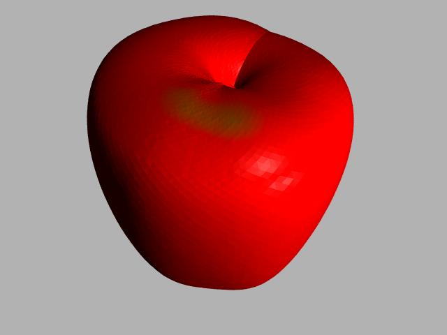 Top view of an apple.  One can download it from 
  ftp://ftp.netaxs.com/people/cjf/appletop.jpg